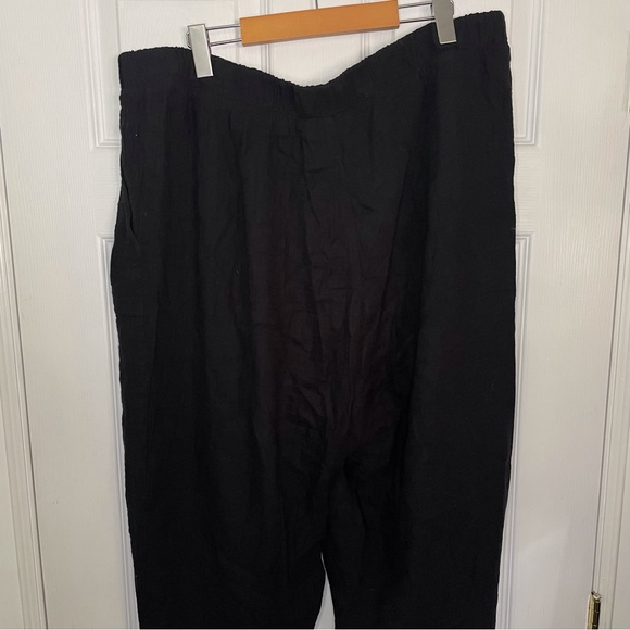 Joe Fresh good preloved black high rise cotton pants 1X - Picture 3 of 5